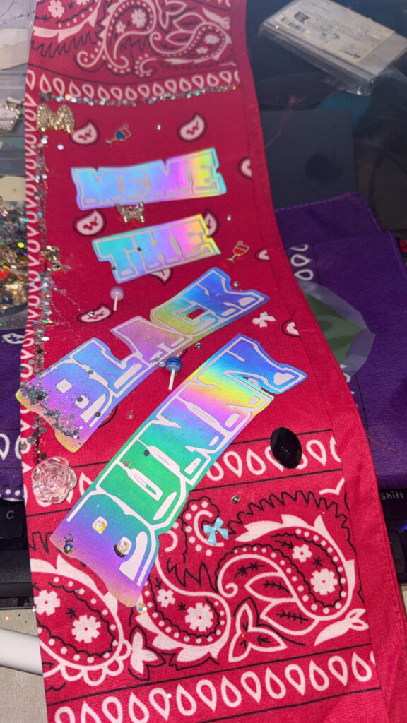 CUSTOM FLAGS BEDAZZLED